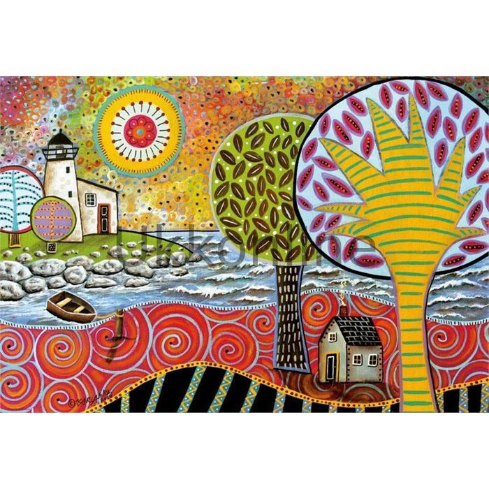 Educa 1000 Parça Puzzle 17115 Lighthouse-1 Karla Gerard