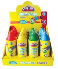 PLAYDOH MUM BOYA 12 RENK CRAYON TÜP 11mm