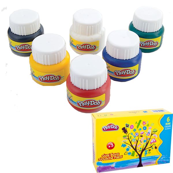 PLAYDOH GUAJ BOYA 6 RENK 30ML