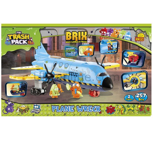 6262 COBI TTP WRECKED PLANE 257PCS