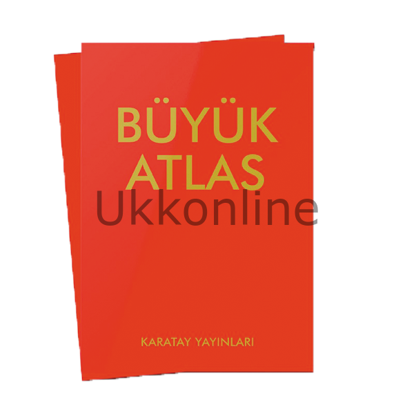 4E BÜYÜK ATLAS CİLTLİ KARATAY