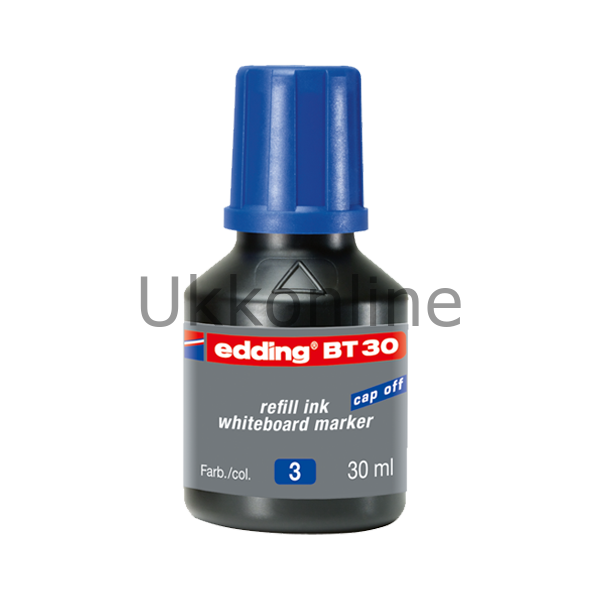 EDDİNG TAHTA KALEM MÜREKKEBİ BT30 ml XL MAVİ