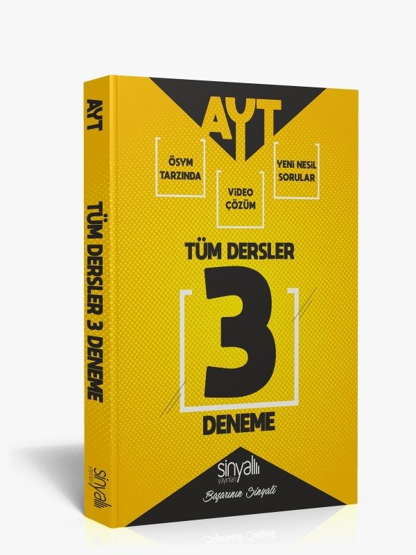 Sinyal Yayınları AYT 3'lü Deneme