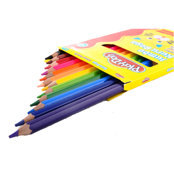 PLAYDOH BOYA KALEMİ 12 RENK JUMBO