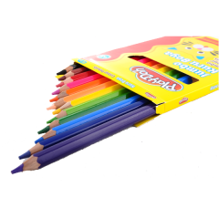 PLAYDOH BOYA KALEMİ 12 RENK JUMBO