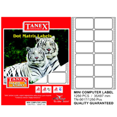 TANEX PRİNTER ETİKET 35-97mm 2lİ
