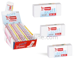 MİKRO SİLGİ SOFT BEYAZ 2B 20 24 30 152 Lİ