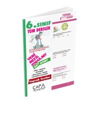 Çapa Yayınları 6. Sınıf Tüm Dersler Soru Bankası Yaprak Testi