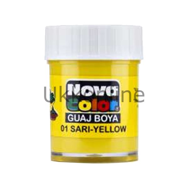 NOVA COLOR GUAJ BOYA ŞİŞE SARI