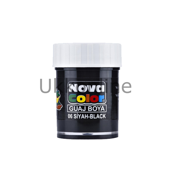 NOVA COLOR GUAJ BOYA ŞİŞE SİYAH