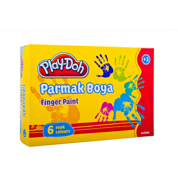 PLAYDOH PARMAK BOYA 6 RENK 30 ML