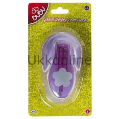 BUBU-DE0007 3/2' L BU BU ŞEKİLLİ EVA  KAĞIT DELGEÇ  ÇİÇEK