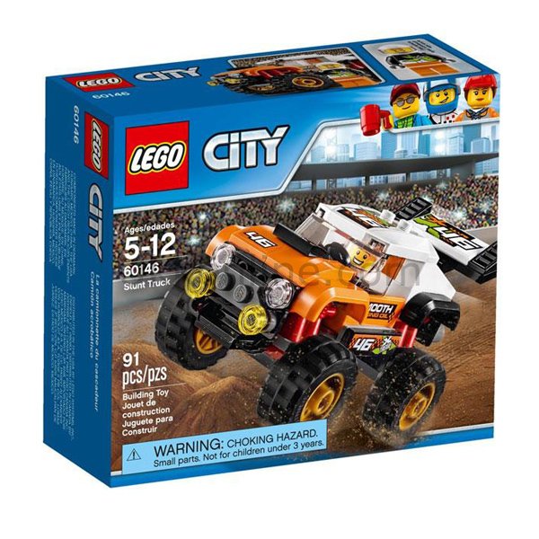 LSC60146 CITY-AKROBASİ KAMYONU /City 5-12 yaş LEGO 91pcs
