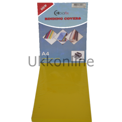 BAFİX CİLT KAPAĞI A-4 160mic MAT SARI PVC
