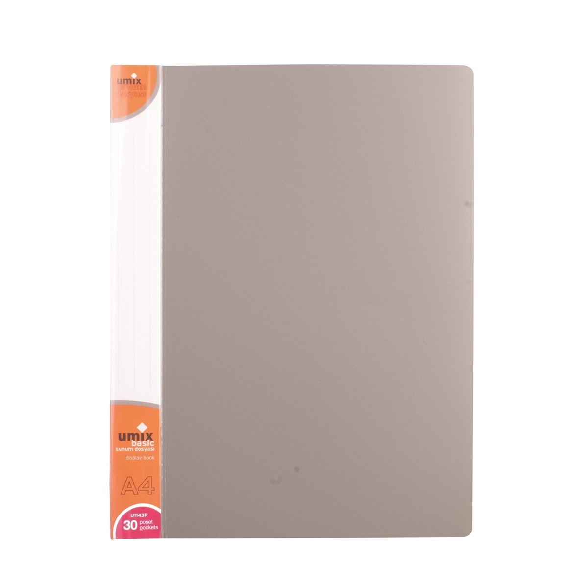 U1143P-GR UMIX BASIC SUNUM DOSYASI 30LU GRİ