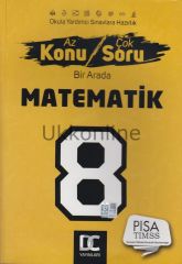 DC YAYINLARI 8. SINIF MATEMATİK AZ KONU ÇOK SORU KONU ANLATIM KİTABI