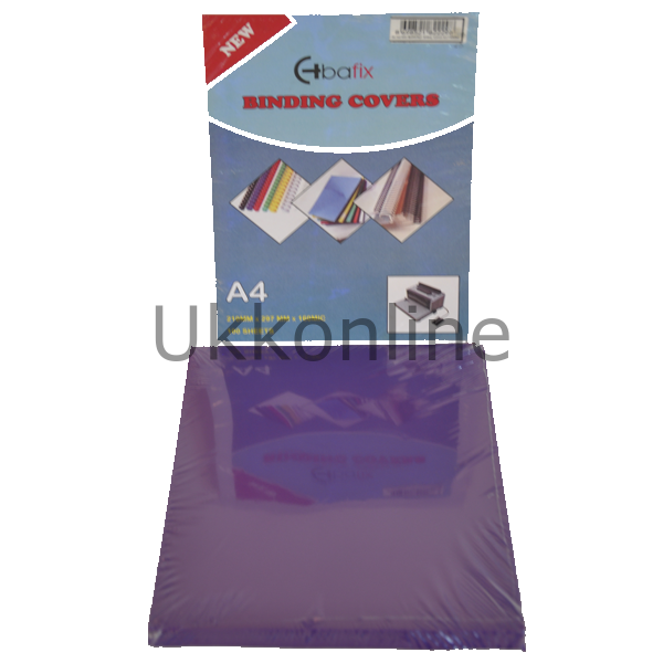 BAFİX CİLT KAPAĞI A-4 160mic MAT MOR PVC