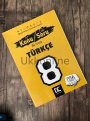 DC YAYINLARI 8. SINIF TÜRKÇE AZ KONU ÇOK SORU KONU ANLATIM KİTABI