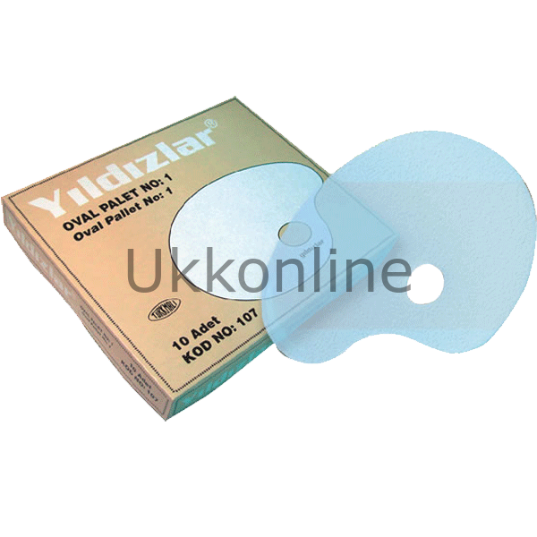 YILDIZLAR RESİM PALETİ OVAL NO:1 107