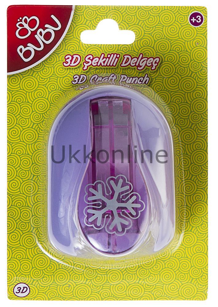 BU BU ŞEKİLLİ DELGEÇ KAR TANESİ  BUBU-DE0021