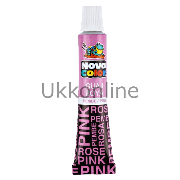 NOVA COLOR GUAJ BOYA TÜP PEMBE