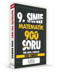 Çapa Yayınları 9. Sınıf Matematik Soru Bankası