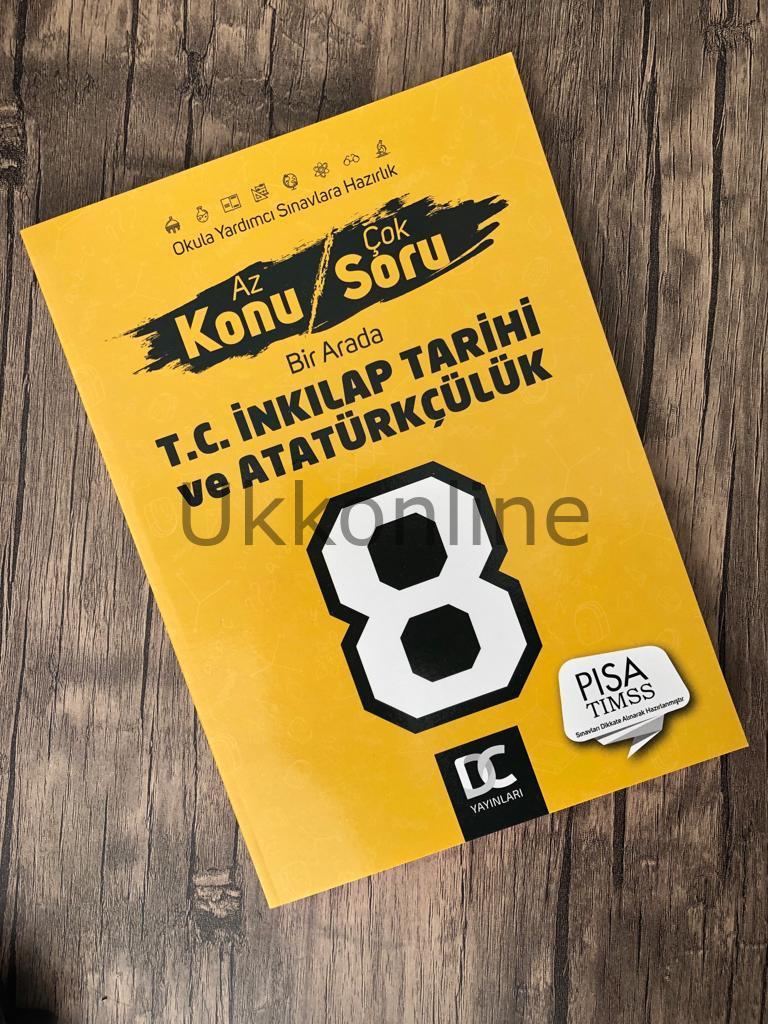 DC YAYINLARI 8. SINIF T.C. İNKILAP TARİHİ VE ATATÜRKÇÜLÜK AZ KONU ÇOK SORU