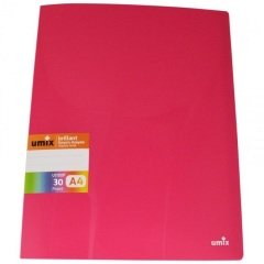 U1152P-PE UMIX BRILLANT RENKLİ SUNU DOSYASI 30LU PEMBE
