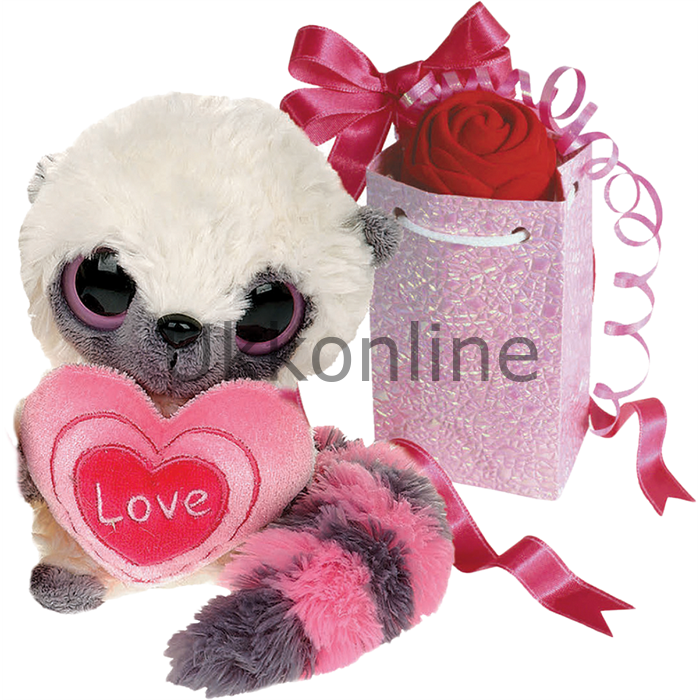 Ottonya 61072H YooHoo Wanna Be Pembe Kalpli 13 cm
