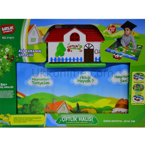 YY-571 A622374TR-U EĞİTİCİ ÇİFTLİK HALISI KÜÇÜK BOY