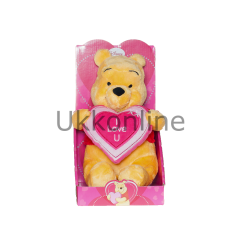 Ottonya Disney Peluş 6091 Pooh Pembe Kalpli 25 cm
