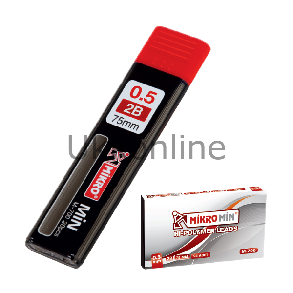 MİKRO MİN 0,5mm 2B 75mm M-700