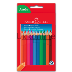 FABER BOYA KALEMİ 12 RENK  JUMBO T.B. ÜÇGEN