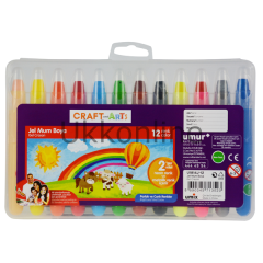 UMİX CRAFT AND ARTS TWIST JEL MUM BOYA 12 Lİ