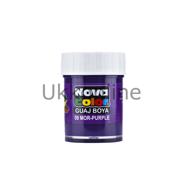 NOVA COLOR GUAJ BOYA ŞİŞE MOR