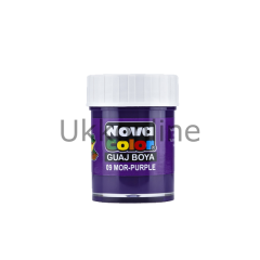 NOVA COLOR GUAJ BOYA ŞİŞE MOR