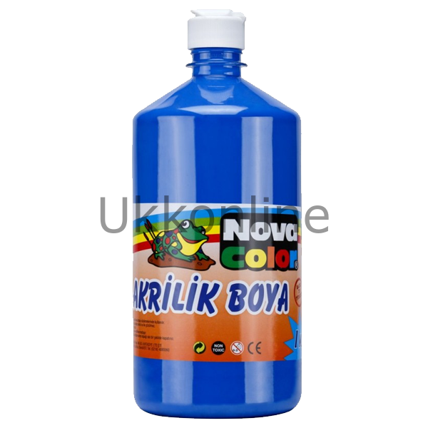 NOVA COLOR AKRİLİK BOYA 1 KG MAVİ
