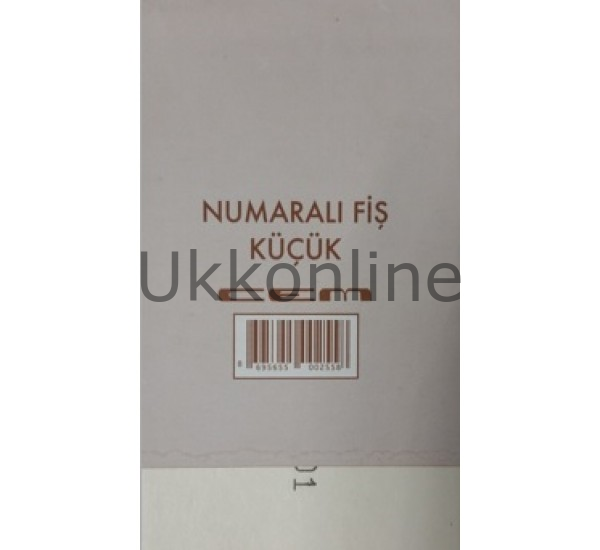 CEM NUMARALI FİŞ KÜÇÜK
