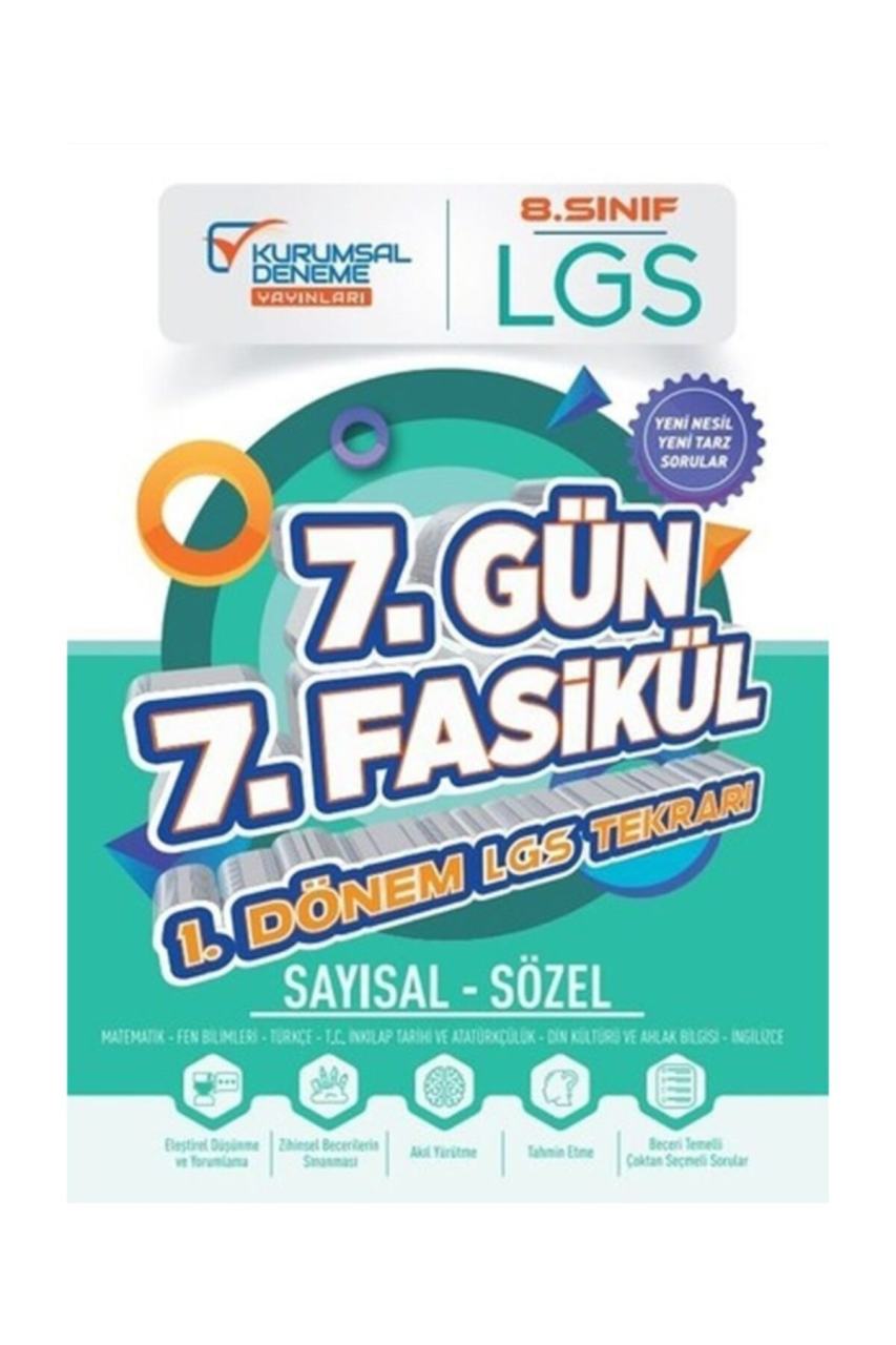 Kurumsal Deneme 8. Sınıf Lgs 1. Dönem 7 Fasikül Tekrar Kamp Kitabı