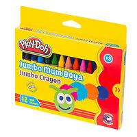 PLAYDOH 12 RENK ÜÇGEN CRAYON 11mm KARTON
