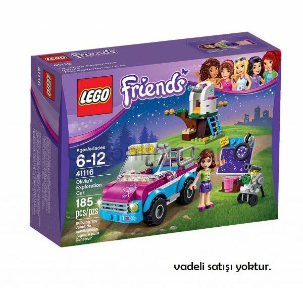 LGF41116 FR-OLIVIAnın KEŞİF ARABASI /Friends 6-12 yaş LEGO