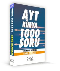 Çapa Yayınları AYT Kimya Soru Bankası