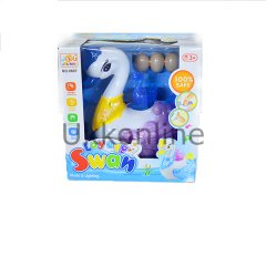 0607 KUĞU/Yumurtayan/Işık+Ses/Pilli/ LAY EGG SWAN +3 yaş