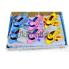 0708 UÇAK /Işıklı+Pill/Kutusu 6lı/ FUNNY AIRPLANE +3 yaş