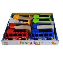 0910 ŞEHİR OTOBÜSÜ /Işıklı+Pill/Kutusu 8li/ FUNNY CITY BUS +3 yaş