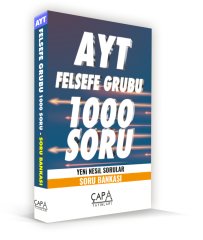 Çapa Yayınları AYT Felsefe Soru Bankası