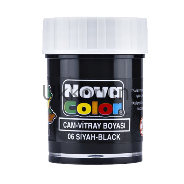 NOVA COLOR SU BAZLI CAM BOYA ŞİŞE SİYAH