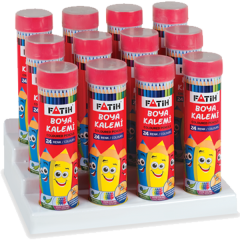 FATİH BOYA KALEMİ 24 RENK TAM BOY TÜP