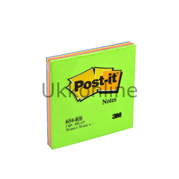POSTİT YAPIŞKANLI NOT KAĞIT 654-RBY YEŞİL