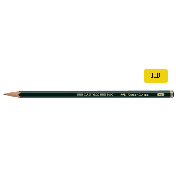 FABER DERECELİ KURŞUNKALEM 9000 H-B